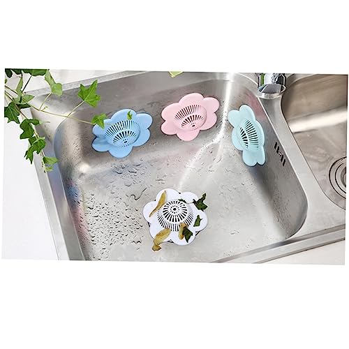Colador de silicona para fregadero y baño color rosa miniatura 3