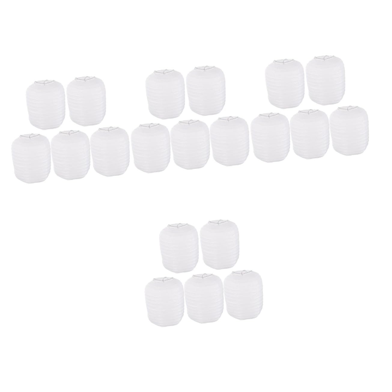 20pezzi Pieghere Per Decorazione Lanterns Giapponesi Per Facile Appendere e Accogliente Per Matrimonio e Compleanno