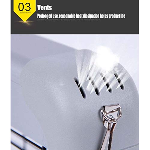 TJH Lámpara de esterilización Ultravioleta para el hogar de 20 W, lámpara de desinfección Ultravioleta Colgante de ácaros de eliminación de ozono de 30 W, lámpara de esterilización móvil de 40W