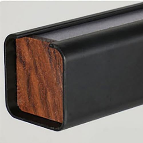 Lámpara colgante lineal negra de 80 cm que elimina sombras en tu cocina 7
