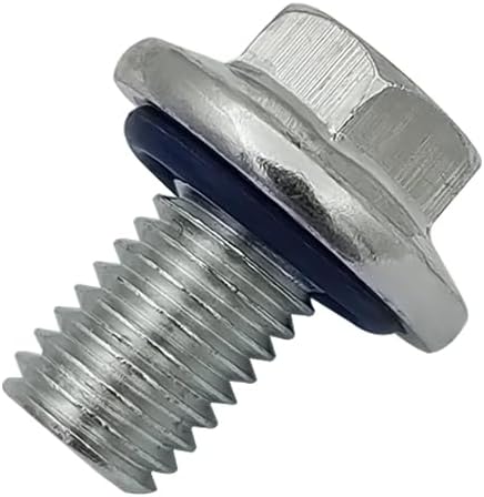 Engine Oil Drain Plug Bolt with Gasket 55577568 Fits for GM Chevy Silverado GMC Sierra for Cadillac CT6 for Buick Envision