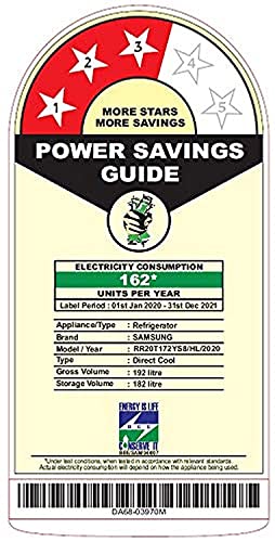 Image of Samsung 192 L 3 Star Inverter Direct-Cool Single Door Refrigerator Appliance (RR20T172YS8 /HL, Red, Elegant Inox)