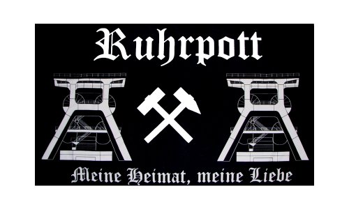 TS24direkt Flagge Ruhrpott Fahne ca. 90 x 150 cm Cover