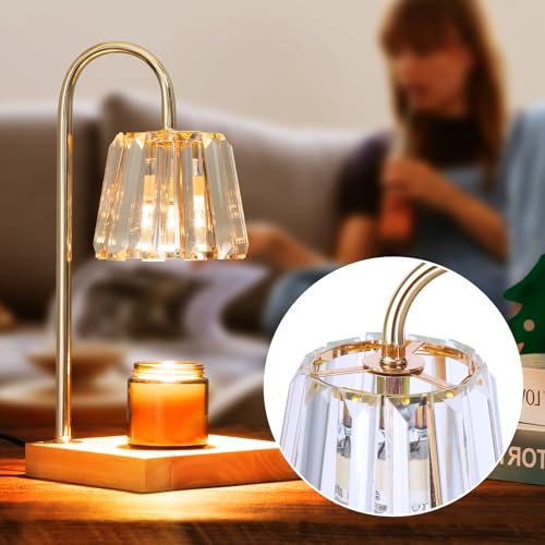 Mocalido Dimmable Candle Warmer Lamp with Timer - Modern Electric Heater for Scented Jars, Ideal for Bedroom Decor and Christmas Gifts