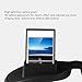 Yosoo Health Gear Lazy Glasses, Optical Glass 90 Degree Crochet Glasses Mirror Reading Glasses for Laying Down Reading Knitting Watching TV Black