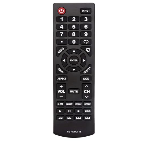 Beyution New NS-RC4NA-14 RC4NA14 Remote for Insignia TV NS-28ED200NA14 NS-50D400NA14 NS-19ED200NA14 55E4400A14 NS-58E4400A14 NS-24E400NA14 NS-60E4400A14 NS-65E4400A14 NS-50L440NA14 NS-46D400NA14