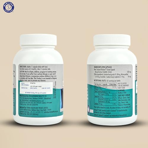 Healtheries Aroma Seatone GLME 500mg (Pack of 3, 60 Capsules each)