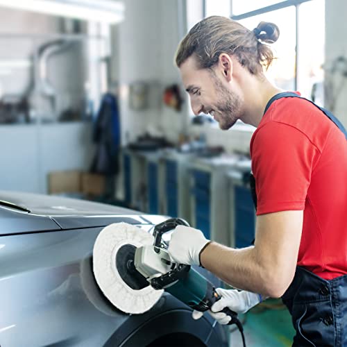 20 Pcs 9-10 Inches Car Polisher Bonnet Orbital Buffer Pads Microfiber Max Baxer Bonnet Polishing Bonnet Buffing Pad Cover #TOP4