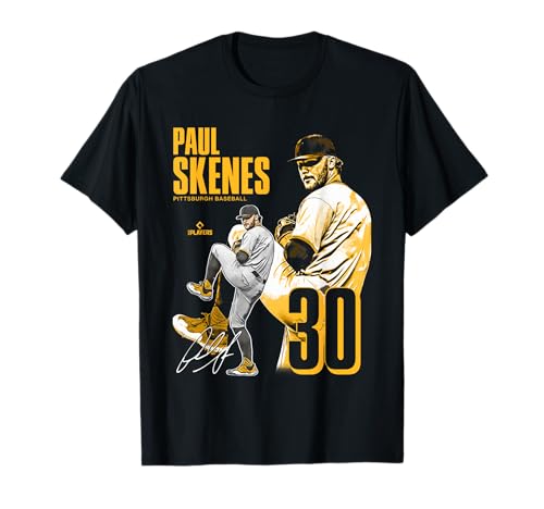 Paul Skenes | Pittsburgh MLB Baseball Players| MLBPSK304N T-Shirt