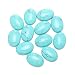 Cabochon Stone Beads Cabochon Blue Turquoise Natural Stones Beads for Jewelry Making Natural Stone Oval Beads Crystal Quartz Stone for Jewelry DIY Size 10×14 mm 20 Pieces
