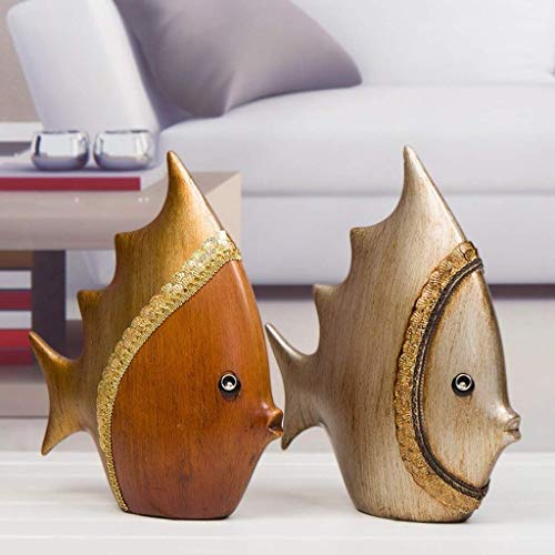 Sculpture résine poisson : l'ornement parfait pour combler un meuble vide avec style