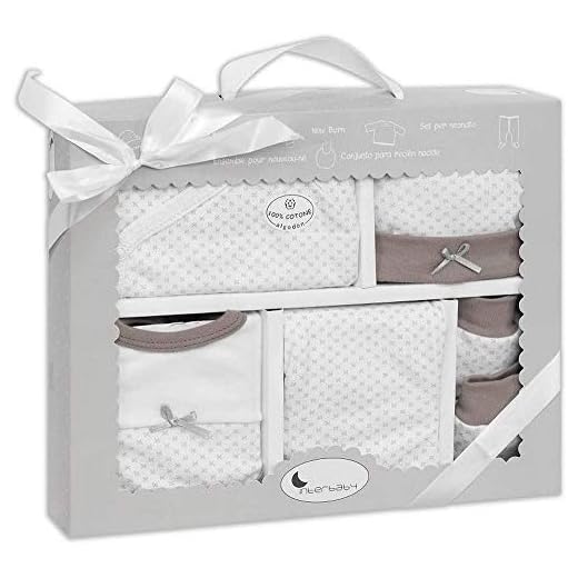 Set Primera Puesta 5 Piezas Beige - Regalos Bebés MINDOO