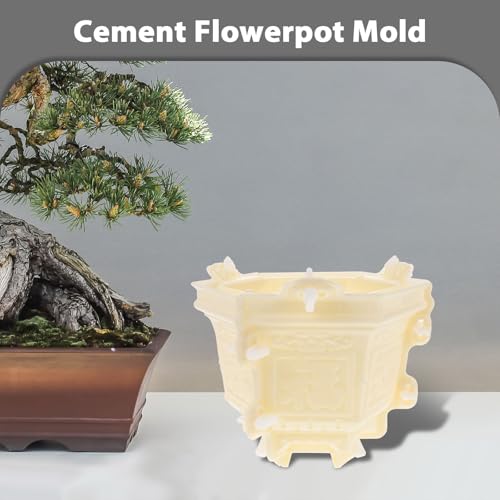 Molde para hacer macetas reutilizable ideal para decorar con suculentas 4