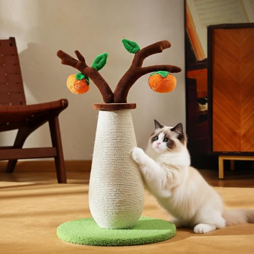 Cat scratching post indoor tree scratch toy pour la stimulation des chats - 4