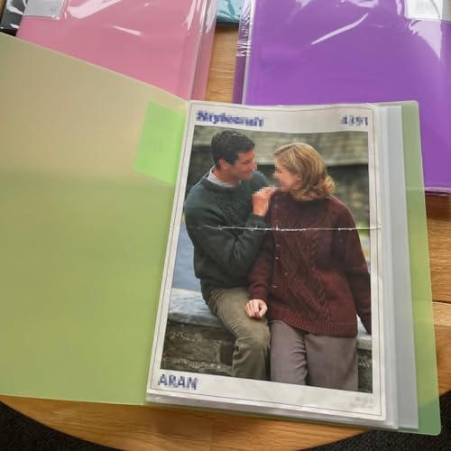 Dossier de présentation A4 en plastique et lot de pochettes de rangement - 6