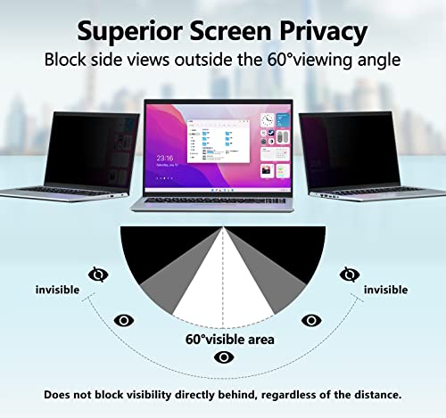 Protector de pantalla privacidad portátil 15.6 extraíble 16:9 3