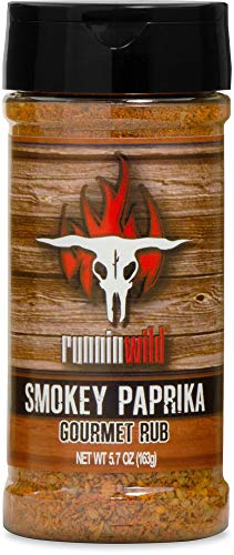 Image of Smokey Paprika Seasoning | Smoked Paprika balanced out with brown sugar, spices, and a hint of natural smoke flavor | Runnin' Wild Foods, 5.7 ounces