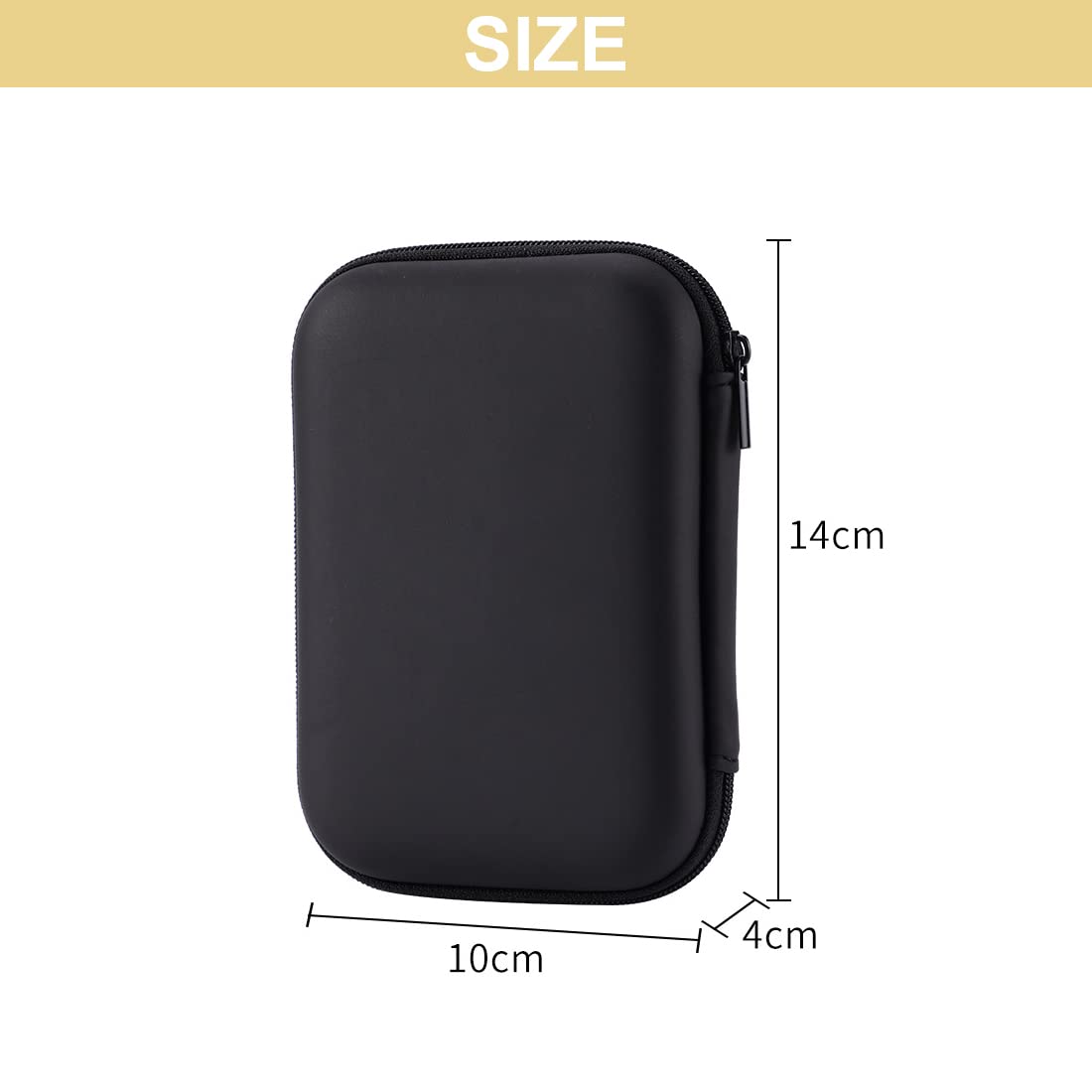 1 beschermhoes voor externe hard schijf 2,5 inch, SDD HDD-case, draagbare externe schijf, blauw