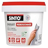 SINTO - Enduit Rebouchage Trous et Fissures - Prêt à l'Emploi - 97% d'Ingrédients d'Origin...