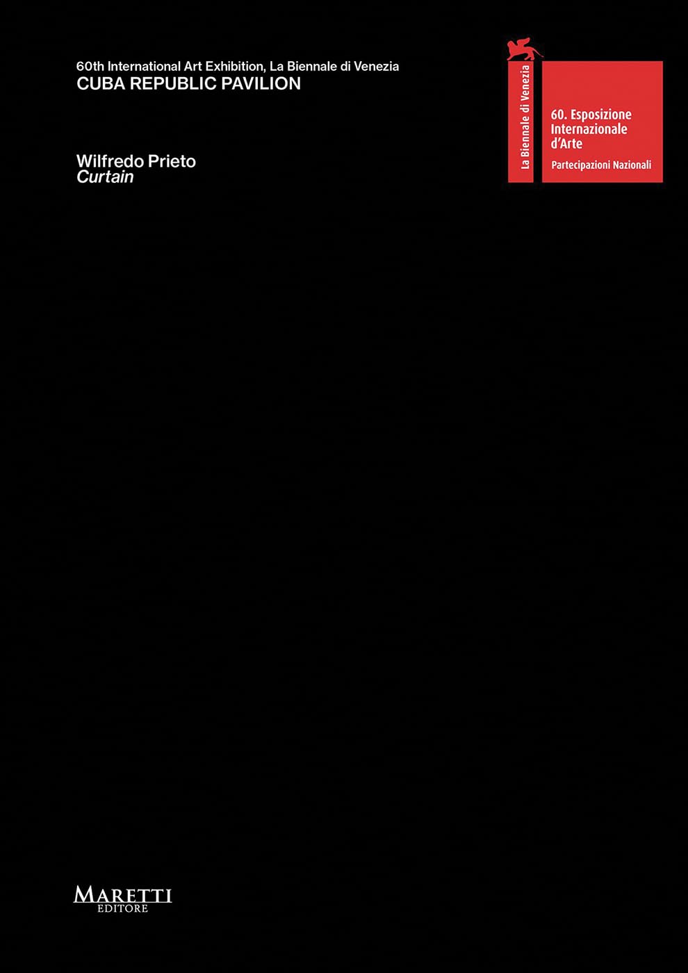 Wilfredo Prieto-curtain catalogue d'art contemporain pour collectionneur