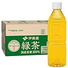 伊藤园 绿茶 无标签 500毫升 24瓶 茶 塑料瓶
