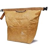 ZEN Camps ロールトップクーラー ソフトクーラー 保冷バッグ 長時間 クーラーボックス 折り畳み 軽量 密閉構造 7L 10L (ブラウン, M)