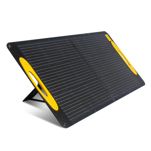 i-sun ソーラーパネル 100W 太陽光パネル USB-C 45W PD3.0 QC4.0 ノートPCの充電可...