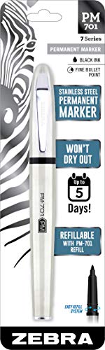 Zebra Permanent Steel Marker-Black