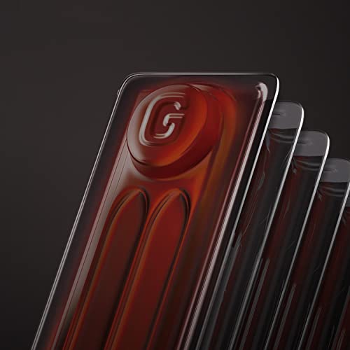 elektrische ventilatorkachel 2200W 13 Vin-olie gevulde radiatorverwarming in zwart, verstelbare thermostaat met 3 warmtinstellingen, ruimteverwarmers met ingebouwde oververhitting en tip over bescherm - Afbeelding 4