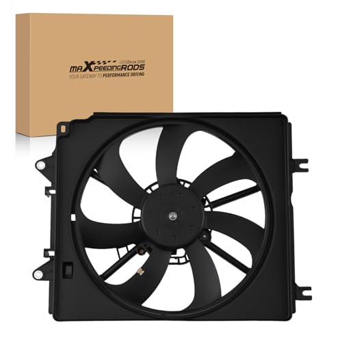 Image of maXpeedingrods Engine Radiator Cooling Fan Assembly for Honda CR-V 2017-2022 1.5L 2.0L 2.4L Right, 386195A2A01 386115PAA01