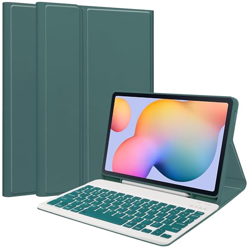 Galaxy Tab A11+ / A9+ 11�C���`�p �L�[�{�[�h �P�[�X ���� �L�����f�B�[�J���[ �M�����N�V�[ Tab A11+ Plus �L�[�{�[�h �J�o�[ �}�O�l�b�g ������ �J���t�� ���f�B�[�X ���� �r�W�l�X,�[��