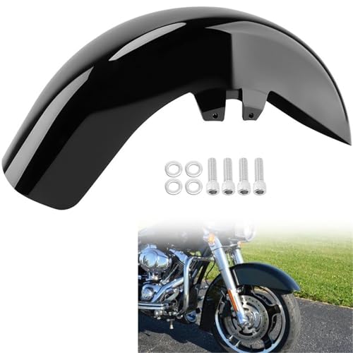 Garde-boue avant de moto finition noir brillant pour Harley Electra Glide