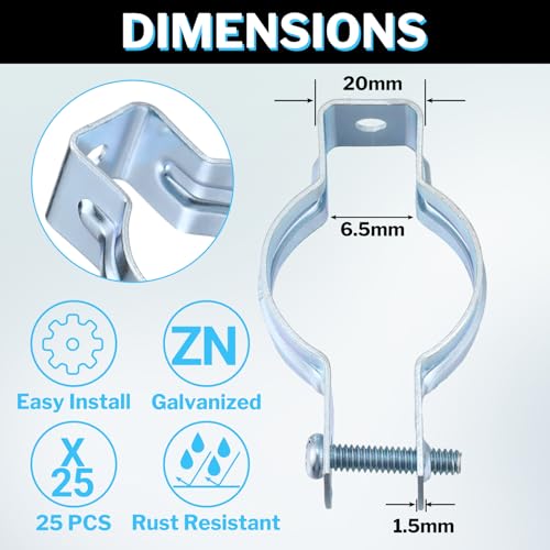 Mejores precios y opiniones de Soportes para tubo EMT los más solicitados. 12 Imagen adicional