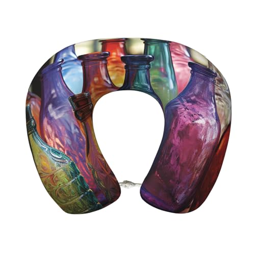 Almohada de Viaje de Espuma Viscoelástica Color Negro