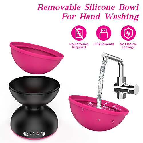 Makeup Brush Cleaner Dryer, Mamgoak Electric Makeup Brush Cleaner With Cleaning Solution Included Fit For All Size Brushes Portable Automatic Usb Cosmetic Brush Cleaner Tools #TOP5