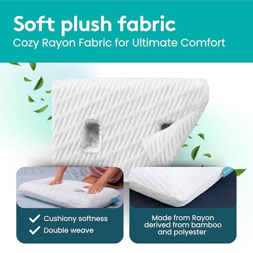 BLISSBURY Ear Hole Pillow CASE (White)