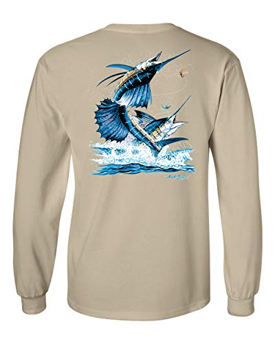 Buy Sailfish DEEP SEA Fishing Salt Water Fish Long Sleeve TEE