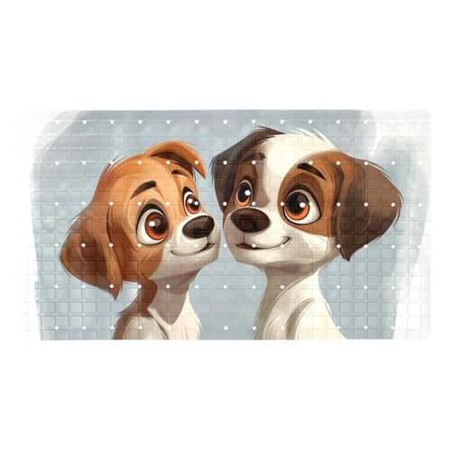 Tapis de bain antidérapant pour chiots à séchage rapide et trous de drainage - 2