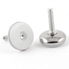 M6 x 25mm Plastic Base Leveller Leveling Foot Furniture Glide 2 Pcs id 3bd be5 dc0 229 657