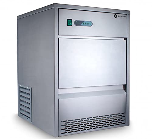 ZORRO - Eiswürfelbereiter ZEB 25 ECO - Gastro 25kg/24h- Eiswürfelmaschine mit Edelstahlgehäuse – Bild 3