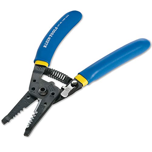 Image of Klein Tools 80018P Tool Kit, Made in USA, Set with Wire Stripper, Screwdriver, Non-Contact Voltage Tester, GFCI Outlet Tester, Residential Tool Kit, 4-Piece