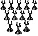 New Star Foodservice 27747 Triton/Ring-Clip Number Holder/Number Stand/Place Card Holder, Set of 12, 1.5-Inch, Black