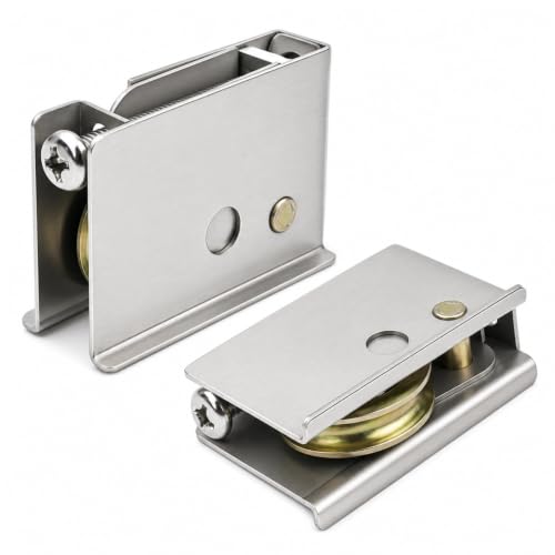 2 Packs 0C5Y00P0 Sliding Patio Screen Door Rollers Replacement for Pella