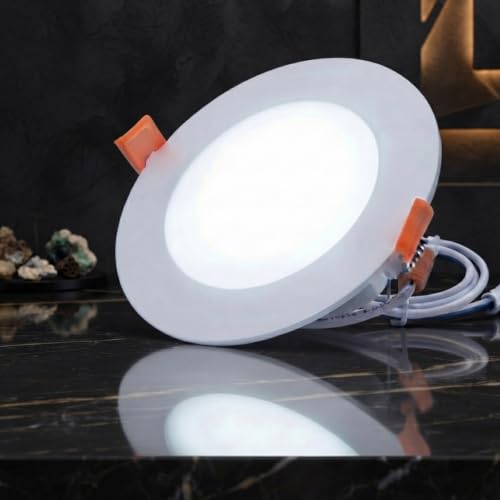 Image of Instapower Aluminium Recessed Ceiling Light Ultra Slim Round LED Downlight 2-Year Warranty (Cool White-18W)