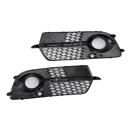 Caches phares antibrouillard avant noir pour calandre Audi Q5 S-Line SQ5 2013-2017