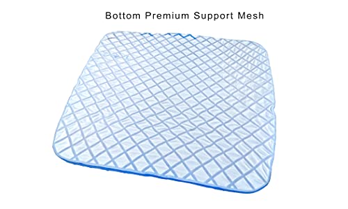 5 Star Super Deals Honeycomb Cooling Gel Support Seat Cushion With Non-Slip Breathable Cover - Ergonomic & Orthopedic Designed - Absorbs Pressure Points - Sqaure Size (1) #TOP3