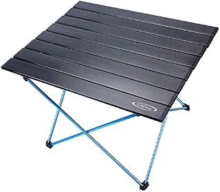 G4Free Portable Camping Table Aluminum Folding Table Compact Roll Up Tables with Carrying