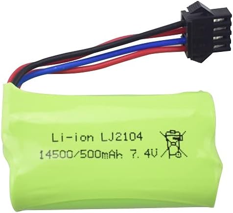Miniatura 2 de 2 unids 7.4 V 500 mAh batería de litio para EC16 control remoto Off Road piezas de batería de litio del coche