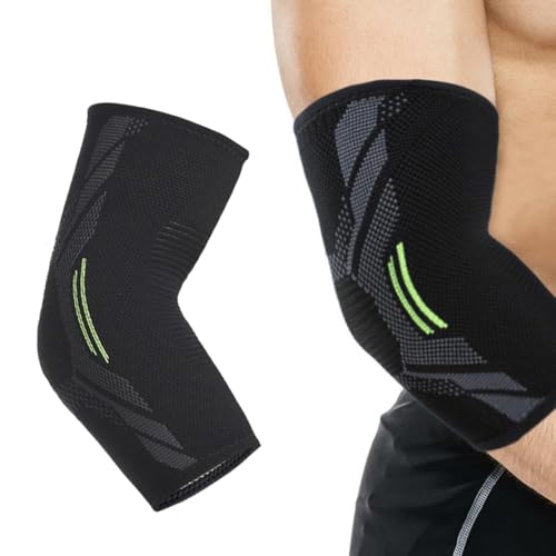 IEBTAWN 1 Pezzo Gomitiera Per Epicondilite E Tendinite, Tutore A Compressione Per Gomito, Fascia Gomito Palestra, Crossfit, Tennis, Golf