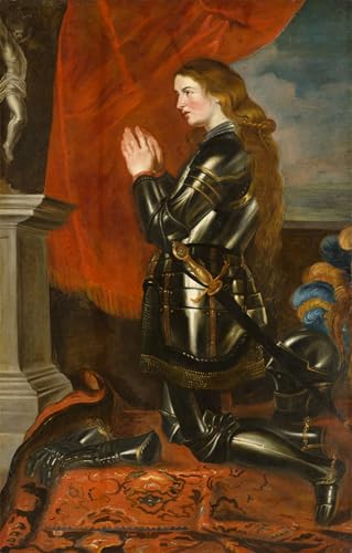 Tableau Jeanne d'Arc Rubens poster art décoration chambre salon 60x90cm